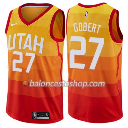 Camiseta Hombre NBA Utah Jazz Rudy Gobert 27 Nike City Edition Swingman Camiseta Hombre NBA Utah Jazz Rudy Gobert 27 Nike City Edition Swingman